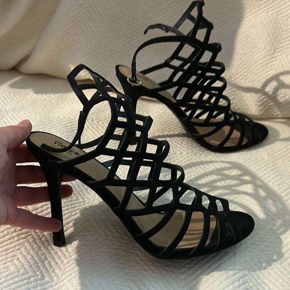 NEW Women’s Mossimo Caged Heel Strappy Gladiator Pumps Heels Size 9 - Picture 1 of 7